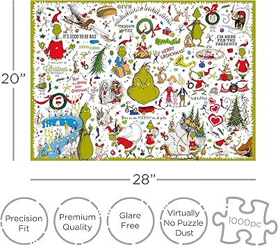 Grinch Collage 1000 Piece Puzzle