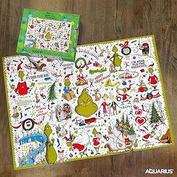Grinch Collage 1000 Piece Puzzle