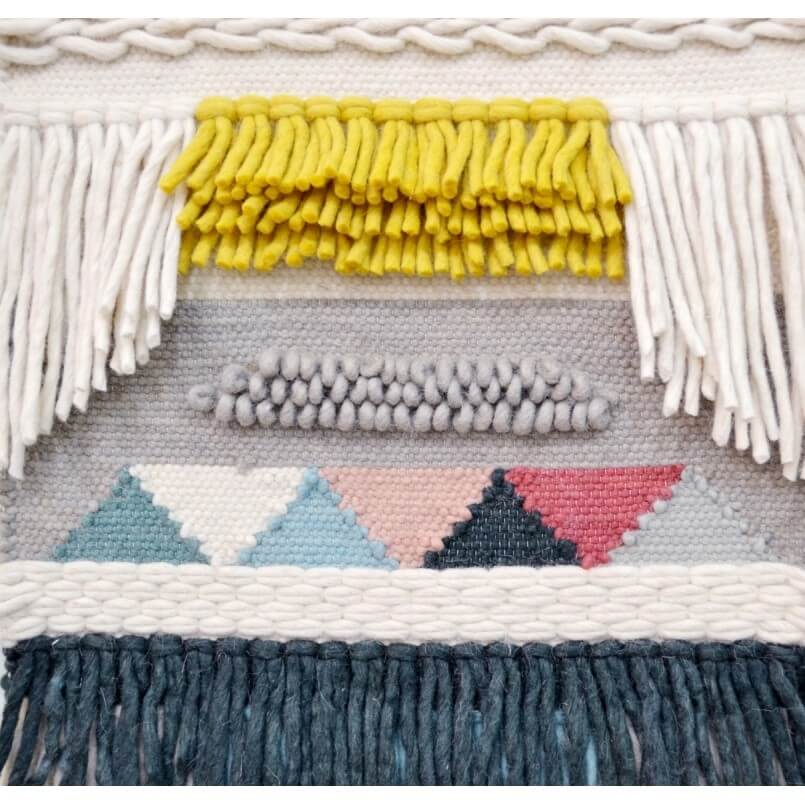 Hand Crafted Elegance Woolen Wall Hanging