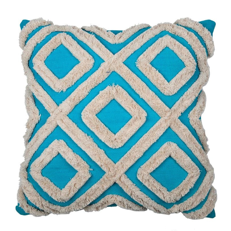 Hand Tufted Boho Cotton Cushion Cover 50 x 50cms (Available in 3 Colors)
