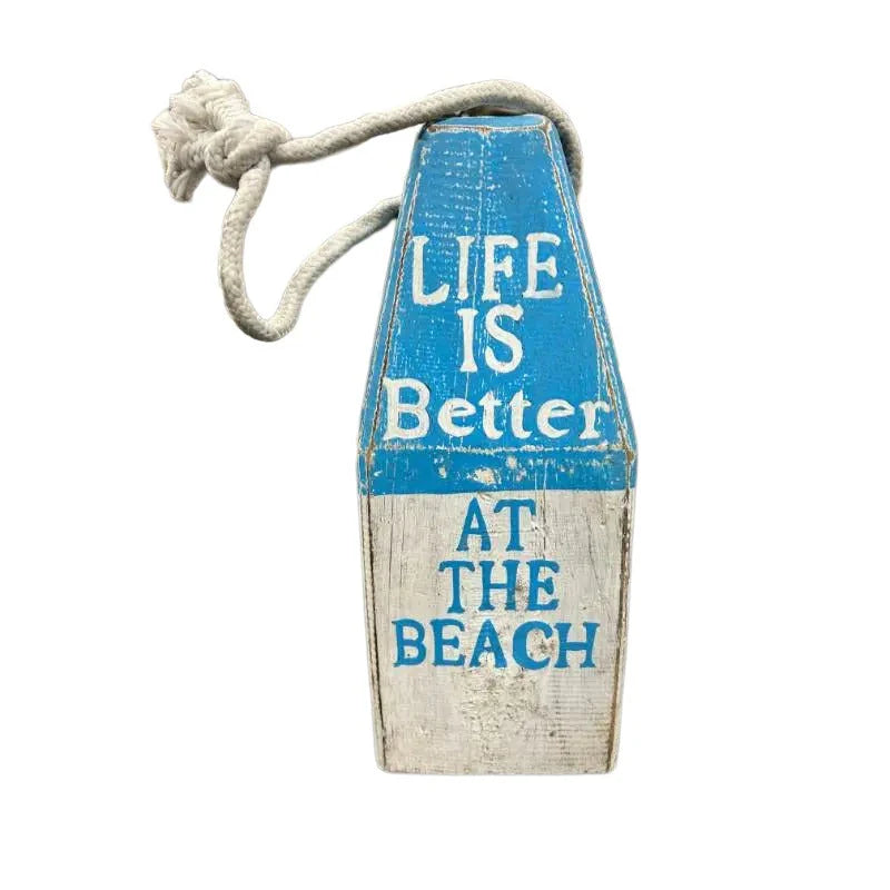 Handcrafted Aqua Blue Doorstop - 30cms