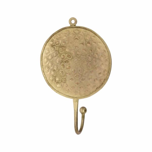 Handcrafted Circular Mandala Wall Hooks Set of 4