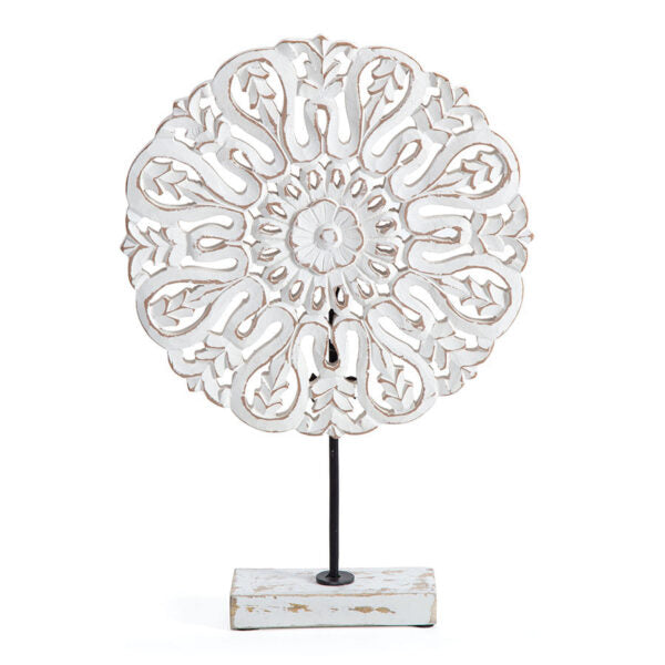 Handcrafted Contemporary Mandala Plaque on Base - 30x10x45cms