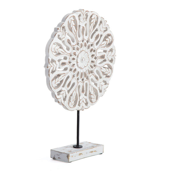 Handcrafted Contemporary Mandala Plaque on Base - 30x10x45cms