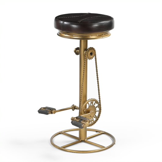 Handcrafted Industrial Chic Bicycle Stool