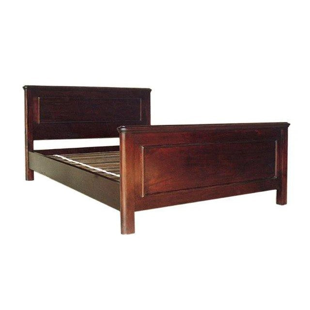 Handcrafted Macleay Queen Size Bed - Rose Mahogany