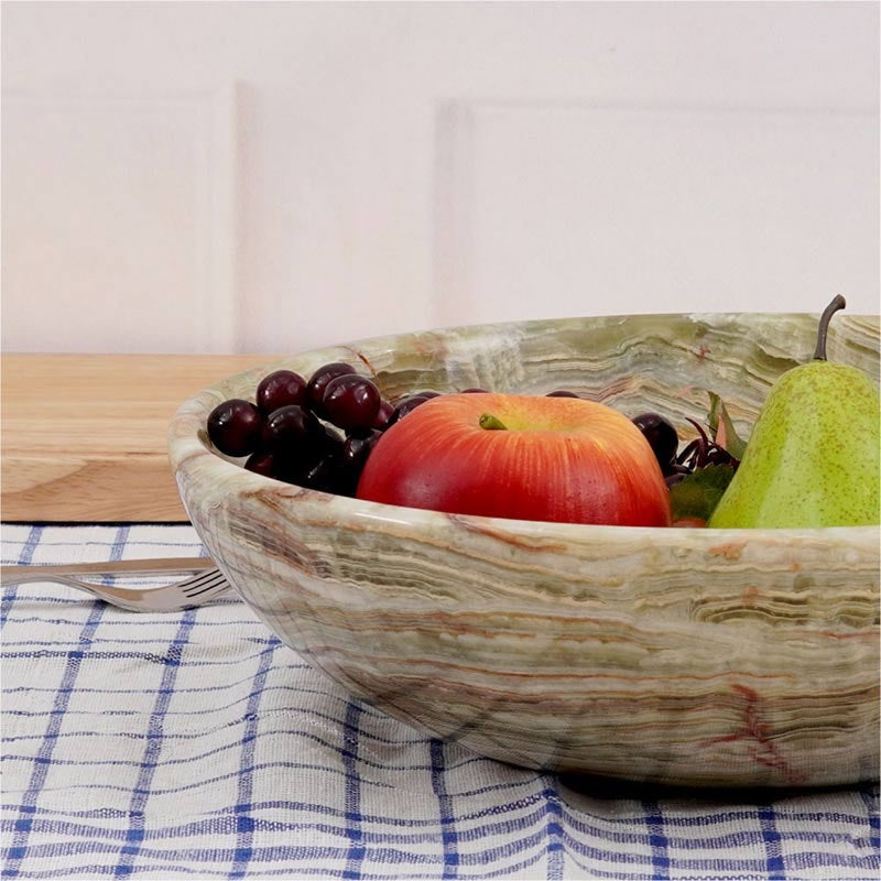 Handcrafted Marble Fruit Bowl (Available in 2 Colors)