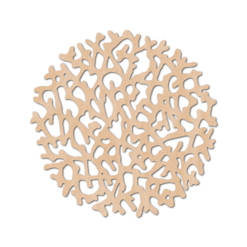 Handcrafted Maze Designer Birch Plywood Coasters - 10 x 10cms