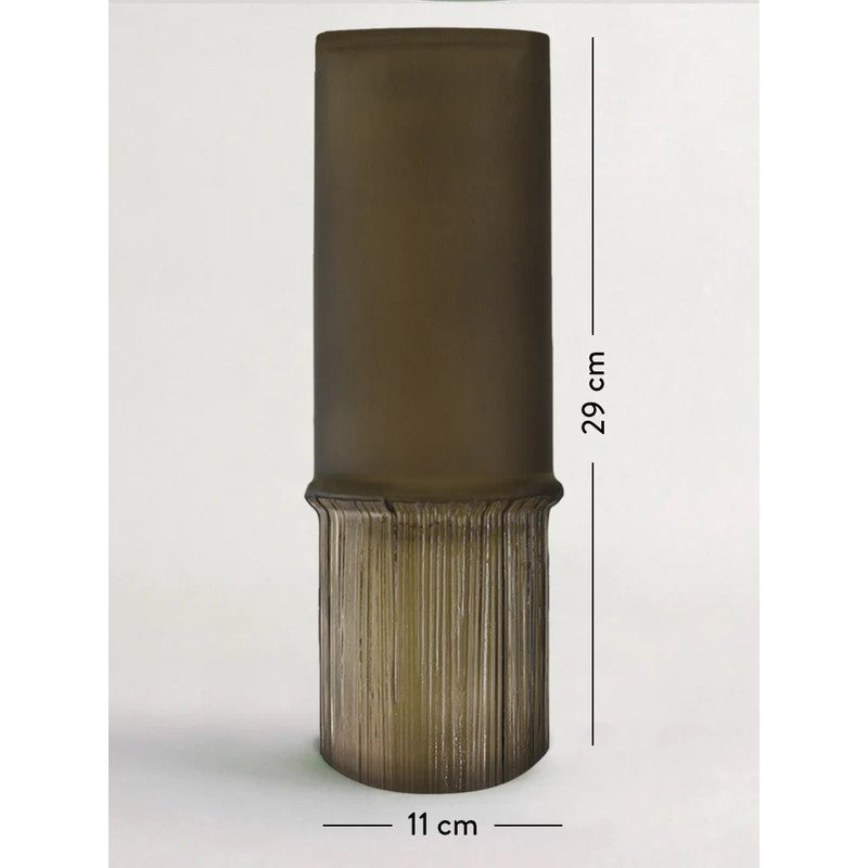 Handcrafted Monte Green Glass Vessel