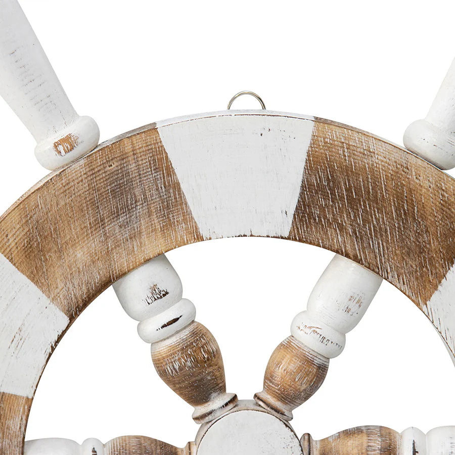 Handcrafted Ship Wheel Wallart - 50x3cms