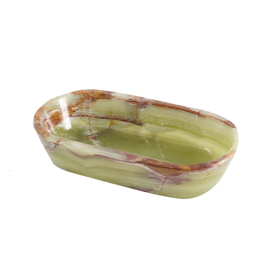 Handcrafted Traditional Marble Dough Bowl - Green