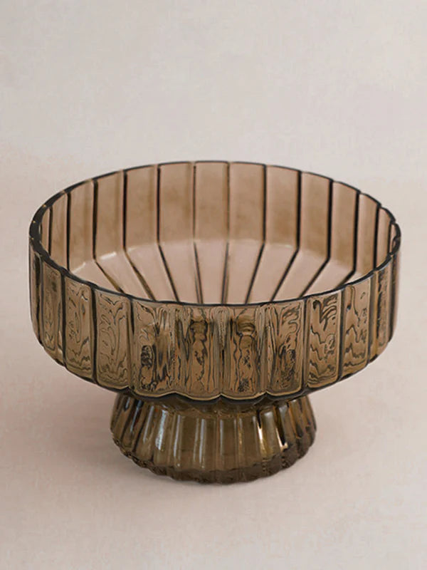 Handcrafted Verona Brown Glass Vessel