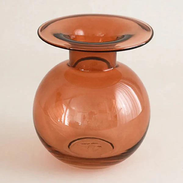 Handcrafted Verona Rust Glass Vessel