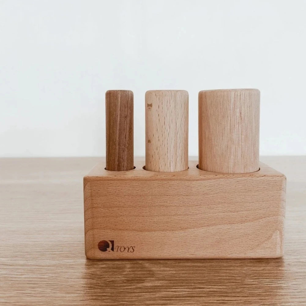 Handcrafted Wooden Pole Puzzle