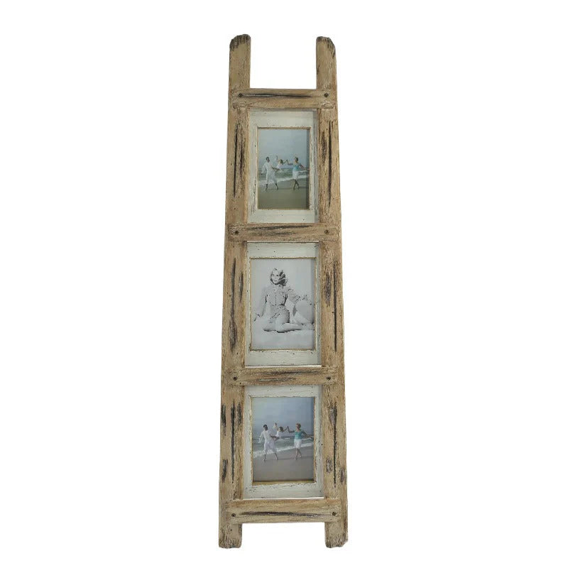 Handcrafted 'Ladder' Floor/Wall 4x6/5x7" Photo frames