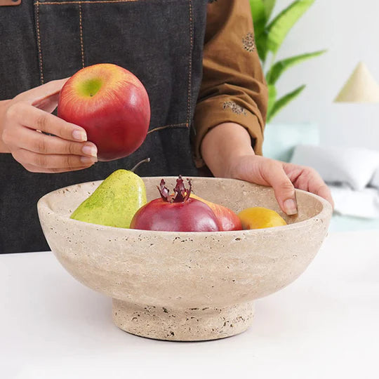 Handmade Fruit Marble Stone Bowl