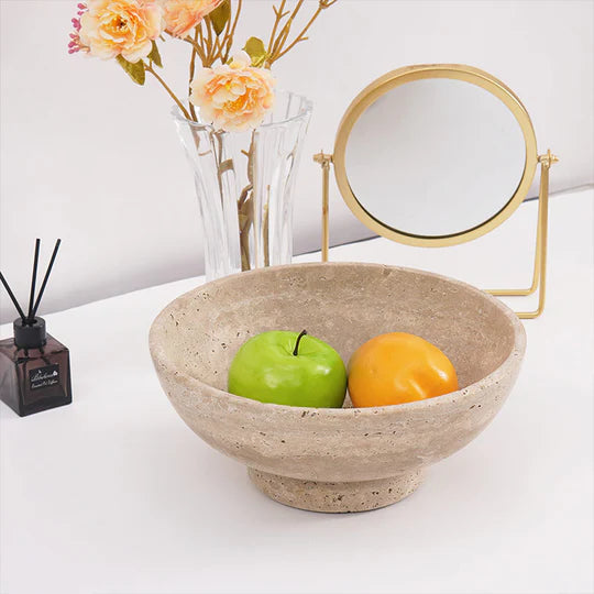 Handmade Fruit Marble Stone Bowl