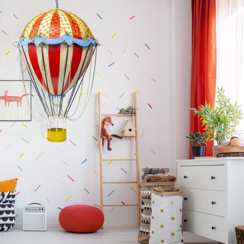 Handmade Large Red & White Balloon - 103cms