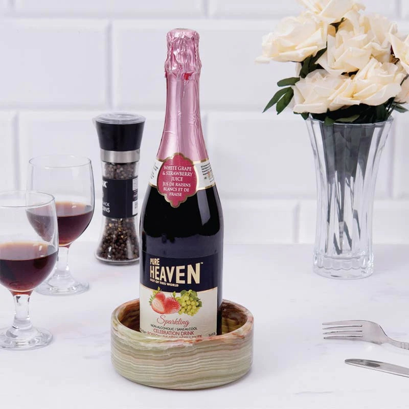 Handmade Marble Wine Bottle Holder (Available in 4 Colors)
