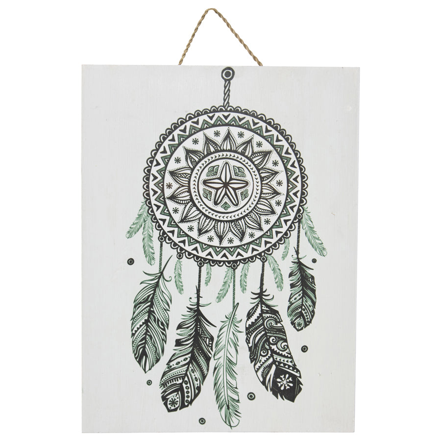 Handmade Monochrome Dream Catcher Wall Art
