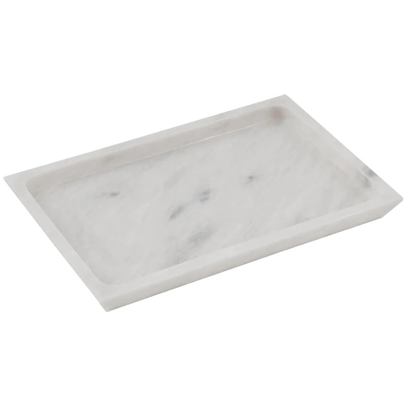 Handmade Rectangle Marble Serving Tray (Available in 2 Colors)