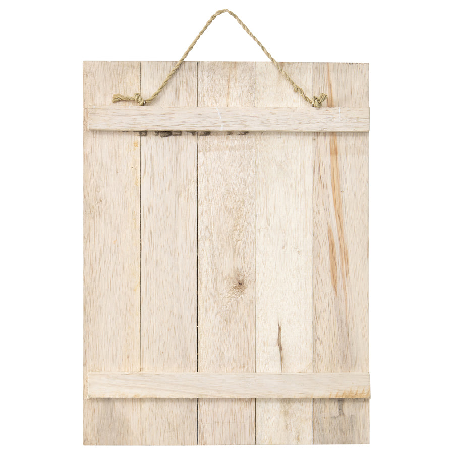 Handmade Wooden Sign Wall Decor 'Bless Our Nest'