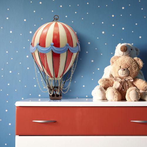 Handmade Small Red & White Balloon - 32cms