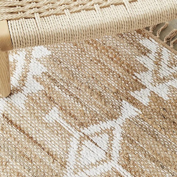 Handwoven Bodhi Quinton Natural Rug - 380 x 280cms