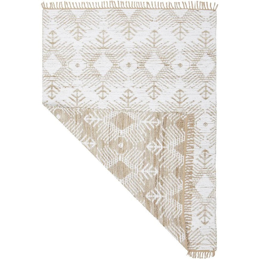 Handwoven Textured Bodhi Rosa Natural Rug - 380 x 280cms