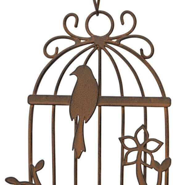 Hanging Birdcage Cast Iron Bell Wind Chime