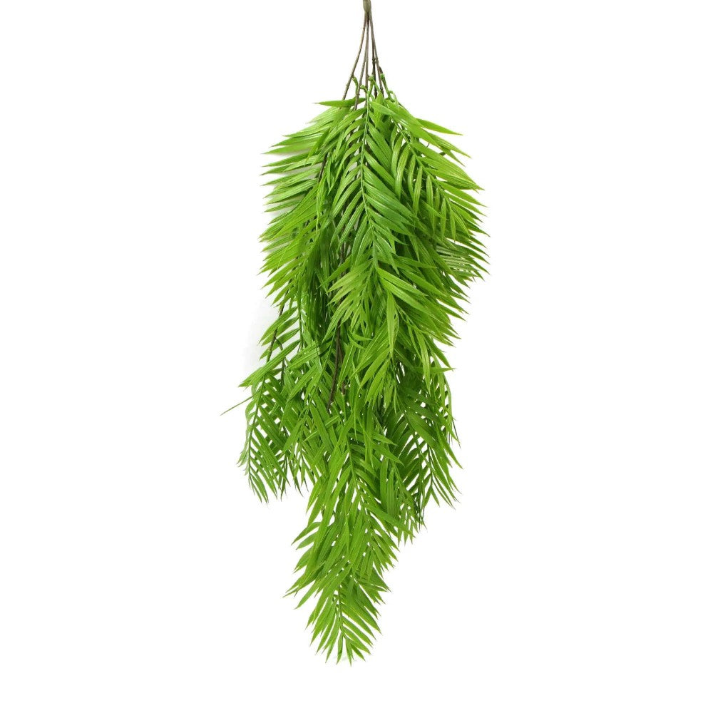 Hanging UV Resistant Fresh Green Bamboo Leaf 80cms