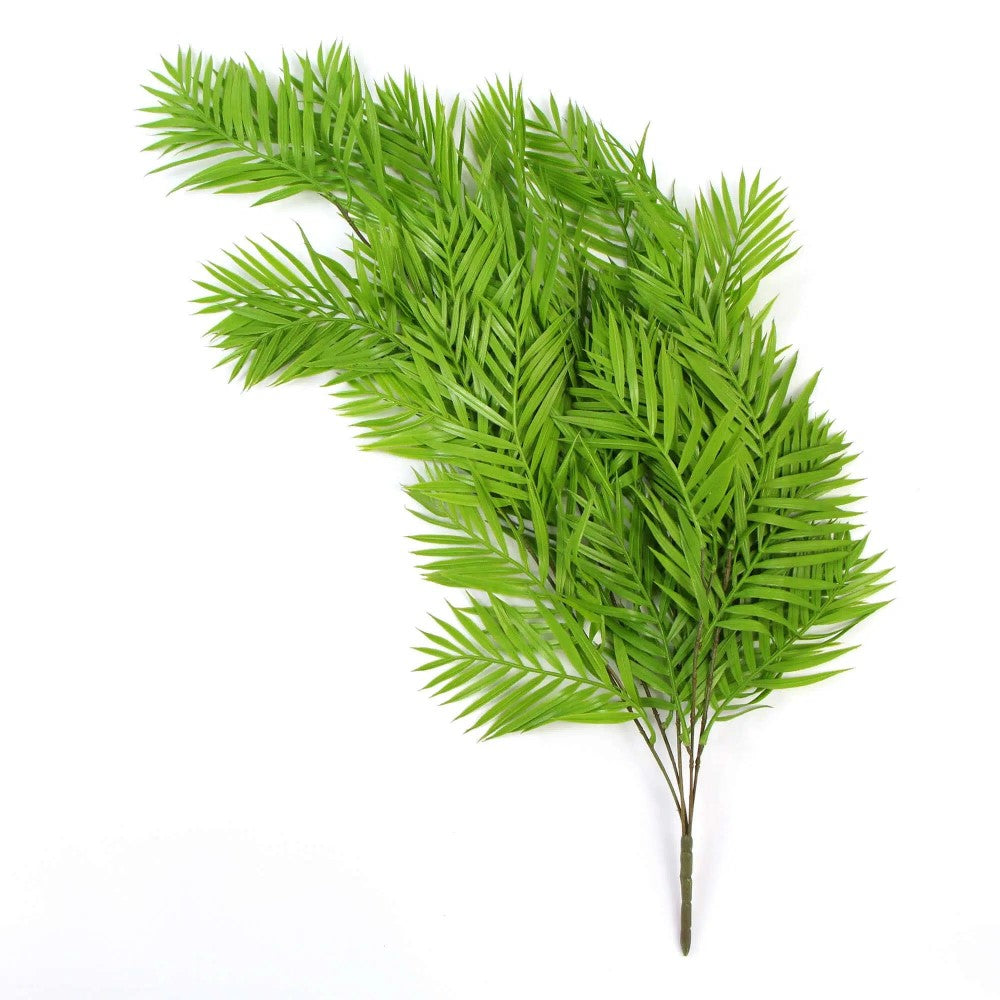 Hanging UV Resistant Fresh Green Bamboo Leaf 80cms