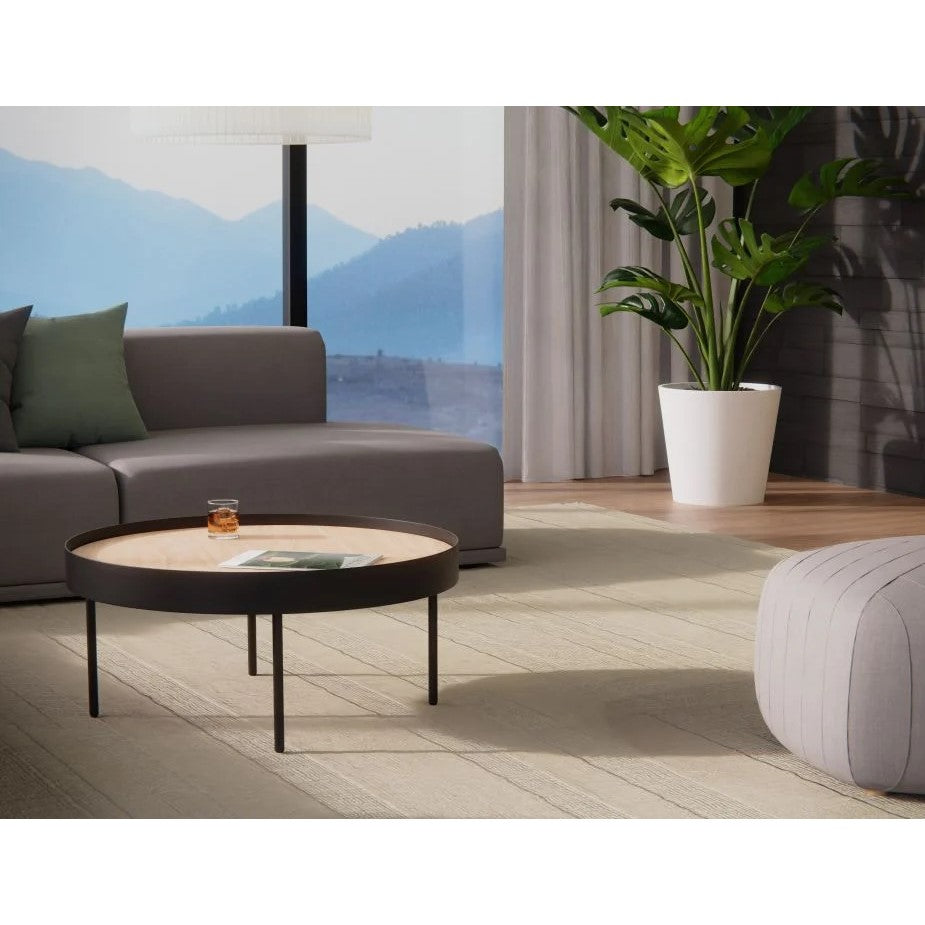 Harmony Haven Large Black Coffee Table 80cms