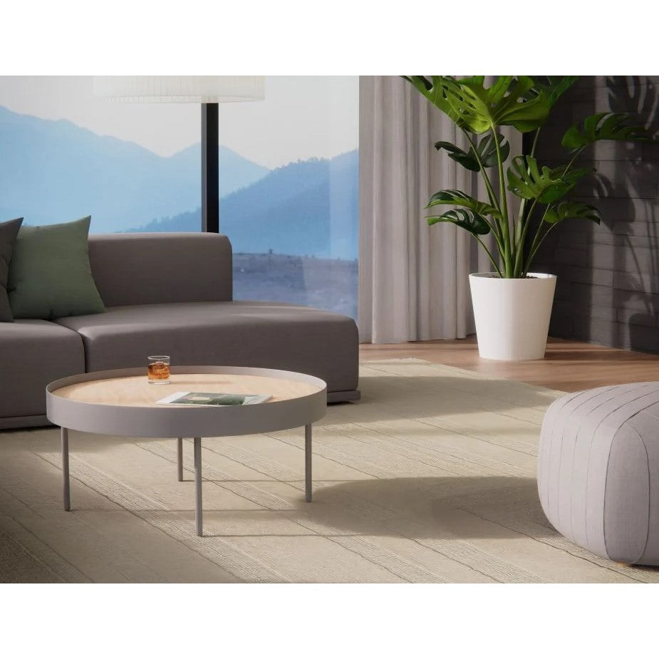 Harmony Haven Large Grey Coffee Table 80cms