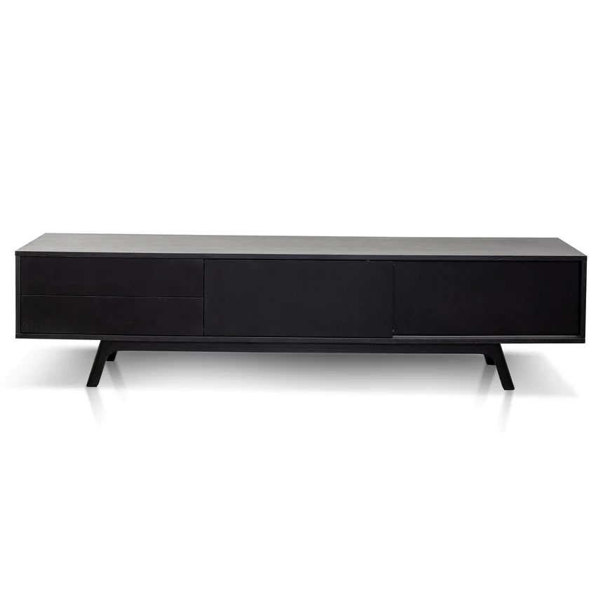 Harmony Media Wall TV Unit 210cms - Black