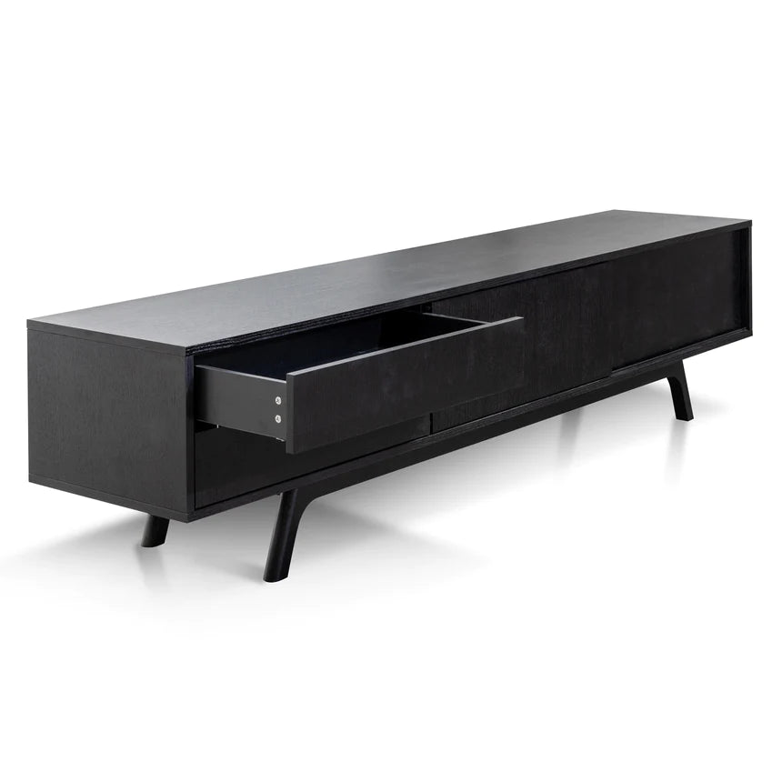 Harmony Media Wall TV Unit 210cms - Black