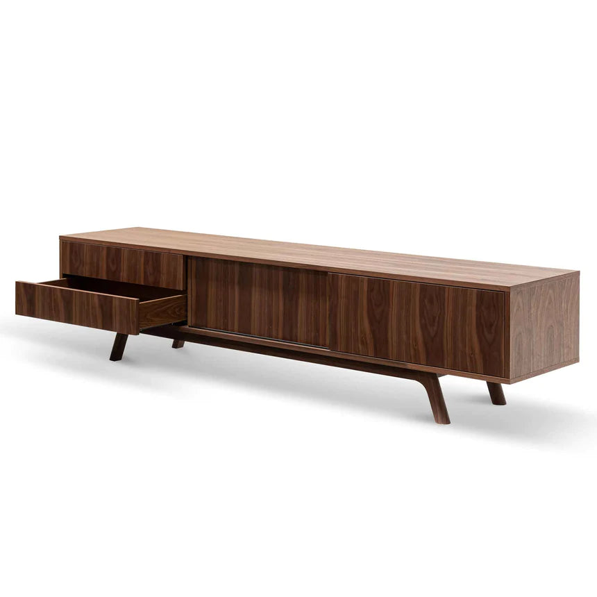 Harmony Media Wall TV Unit 210cms - Walnut