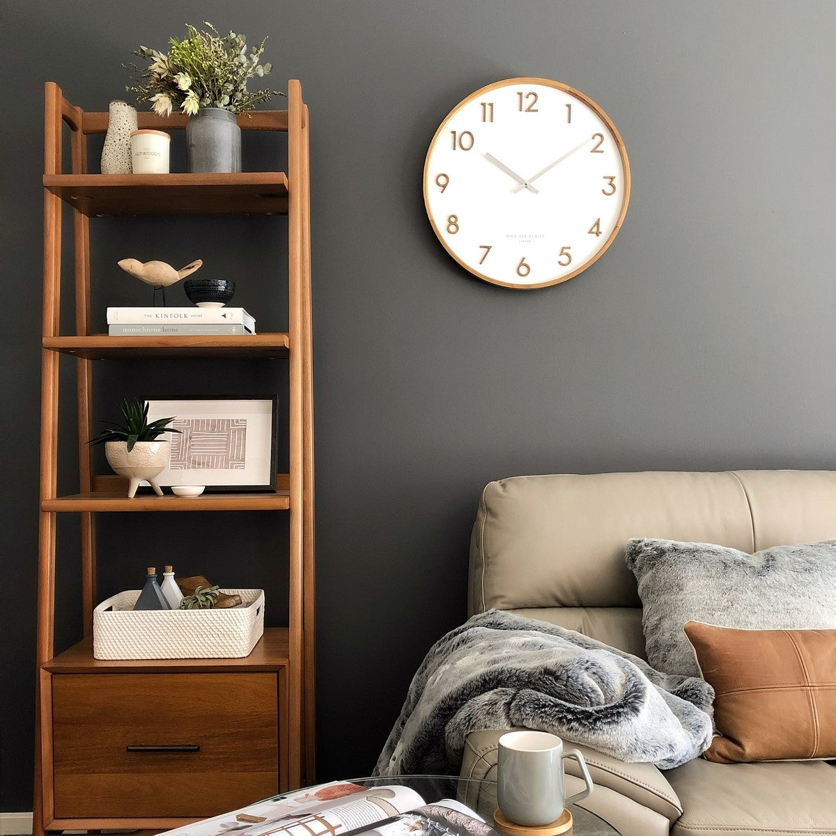 Harmony in Motion Wall Clock 50cms (Available in 2 colors)
