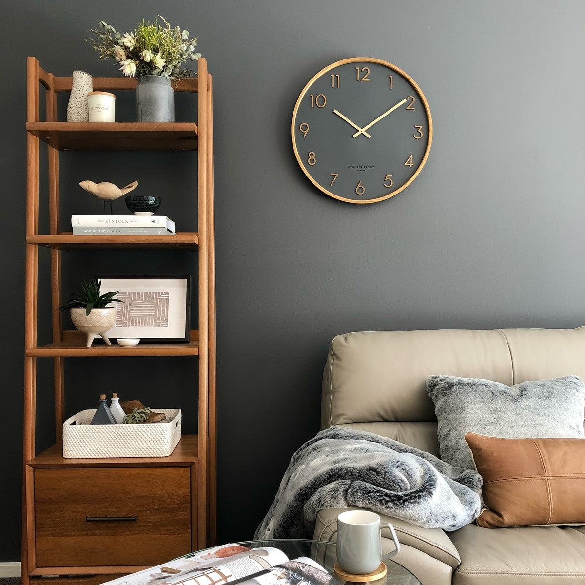 Harmony in Motion Wall Clock 50cms (Available in 2 colors)