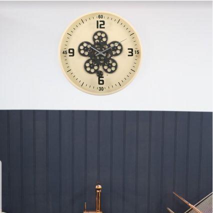 Harold Modern Round Movement Gear Wall Clock - 40cms