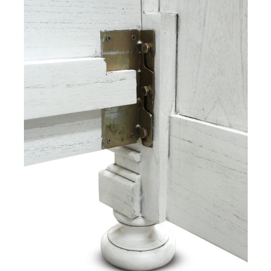 Heritage Augusta Wooden King Size Bed - Grey