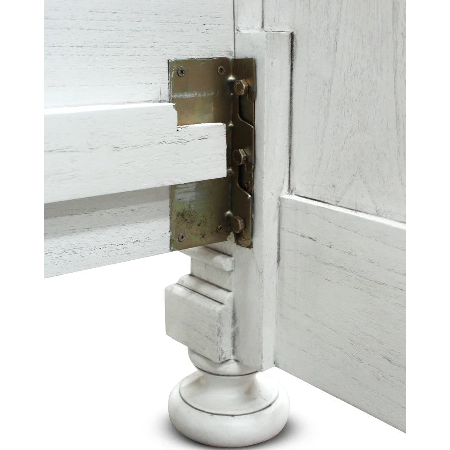 Heritage Augusta Wooden Queen Size Bed - Grey