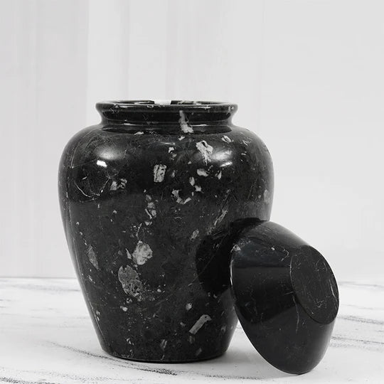 Heritage Handcrafted Style Urn 20cms - Black