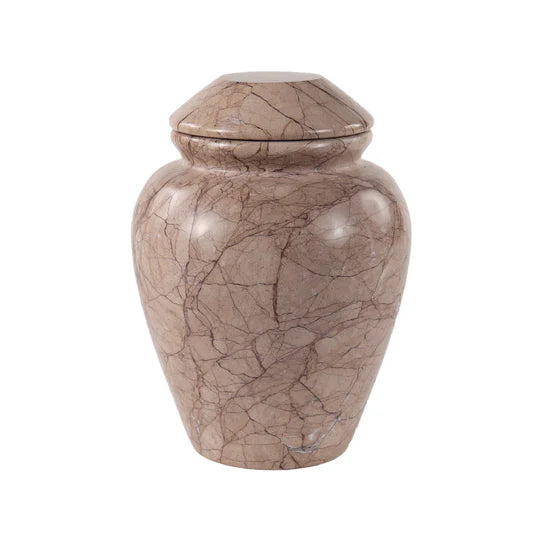 Heritage Handcrafted Style Urn 20cms - Brown