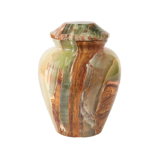 Heritage Handcrafted Style Urn 20cms - Green