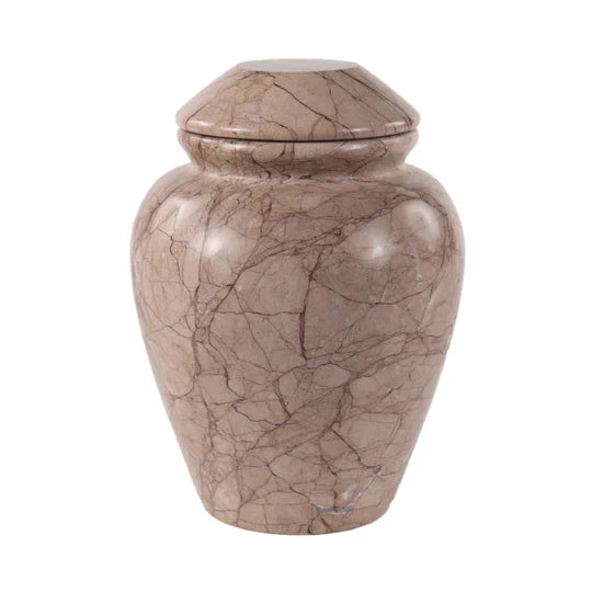Heritage Handcrafted Style Urn 25cms - Brown