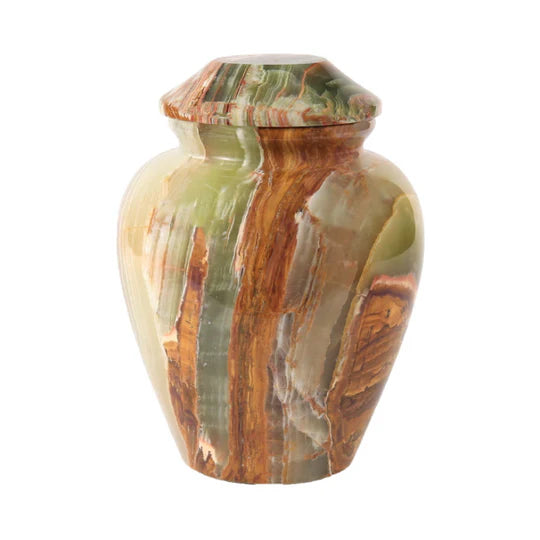 Heritage Handcrafted Style Urn 25cms - Green