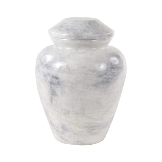 Heritage Handcrafted Style Urn 25cms - White
