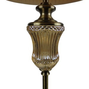 Heritage Lighting Stunning Antique Brass Floor Lamp