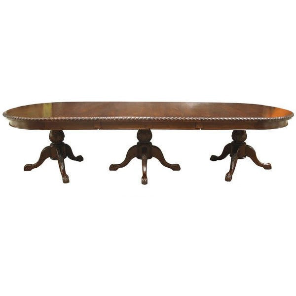 Heritage Oval Dining Table - Rose Mahogany